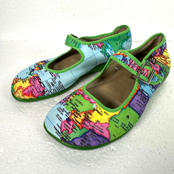 Hot Chocolate Design Chocolaticas Bon Voyage Mary Jane Flats Women's 35/5 Shoes - Picture 1 of 11